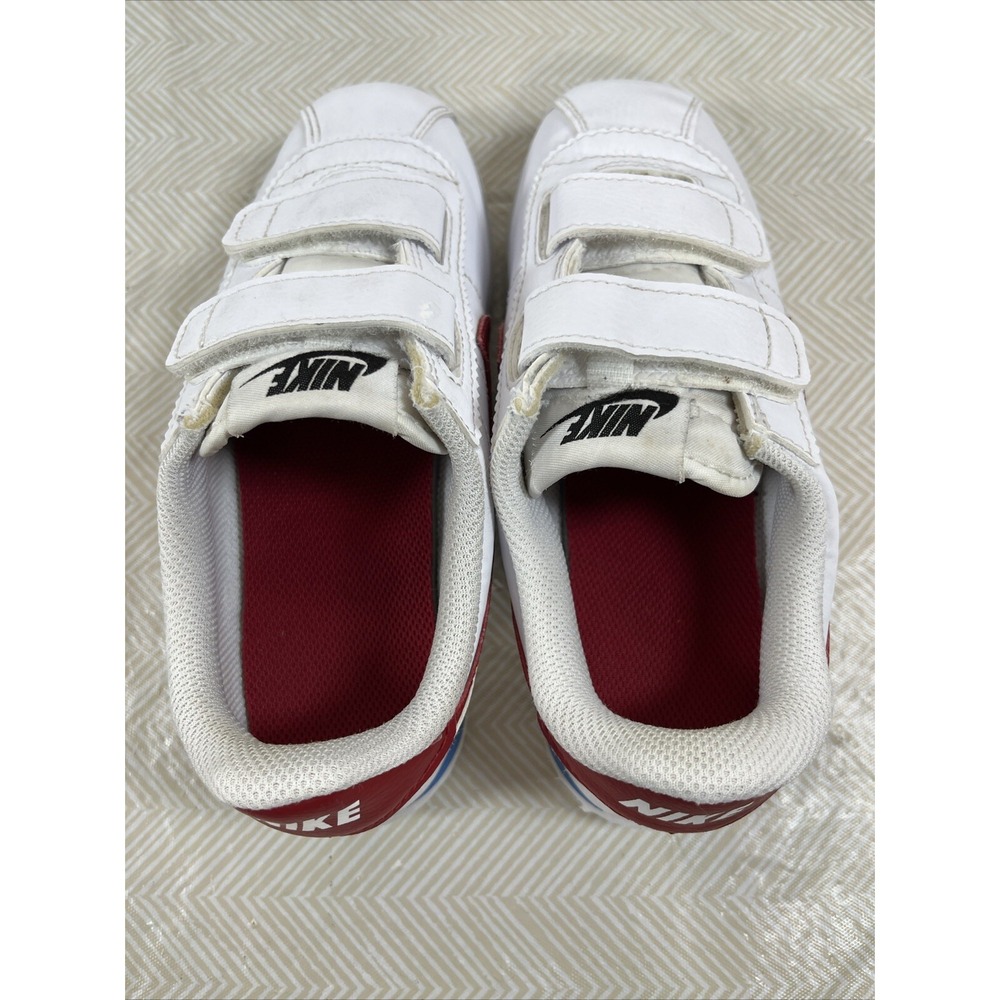 Nike Kids Cortez Basic SL Shoes Sneakers 904767-103 White Sz 13.5 C Forest Gump - Picture 7 of 15
